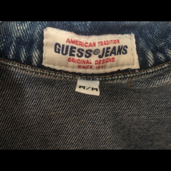 Vintage Guess Denim Vest - Picture 3 of 4
